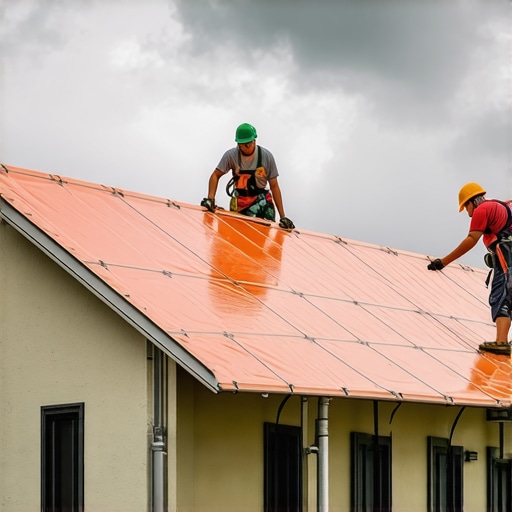 Why 2026 Roofing Companies Now Install Backup Tarps
