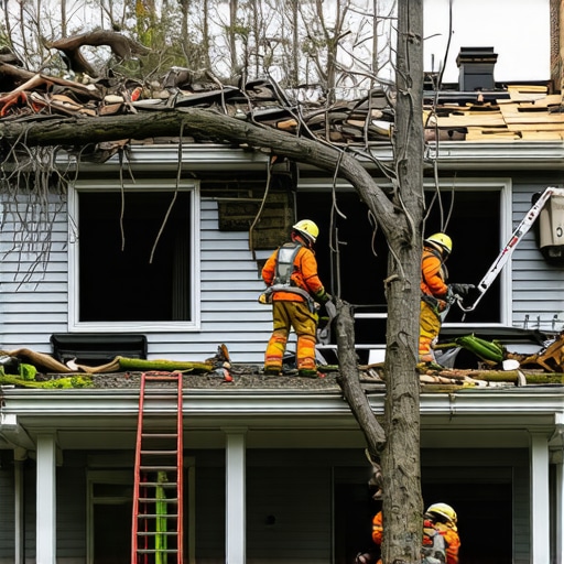 Emergency Roof Repairs: Dealing With Fallen Tree Limbs